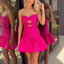 Ava Presley 47222 - Strapless Cutout Short Mini Dress Bubble Hem
