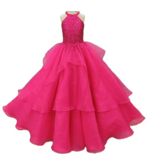 Ava Presley 26820 soft layered skirt formal gown