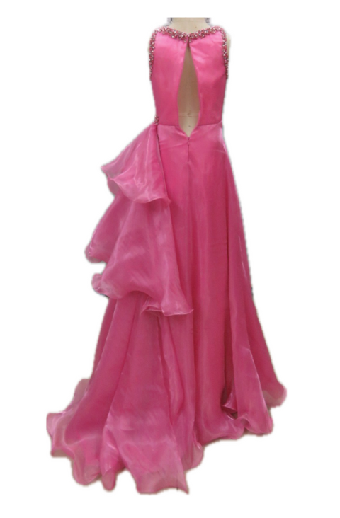 Ava Presley 26823 flowing drape special occasion gown
