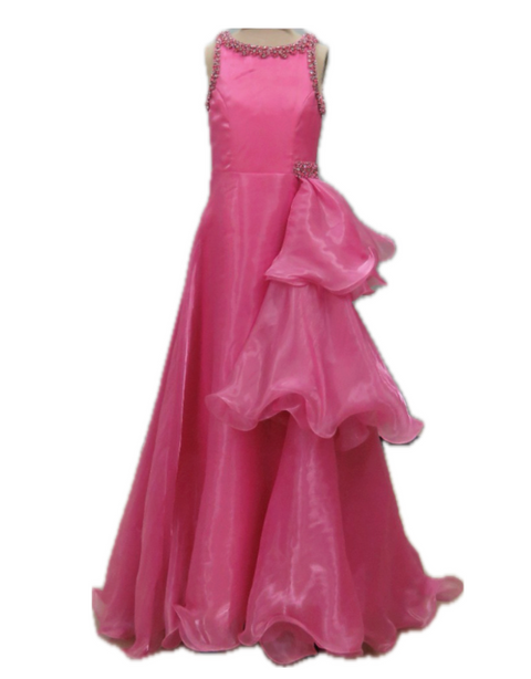 Ava Presley 26823 structured bodice pageant gown