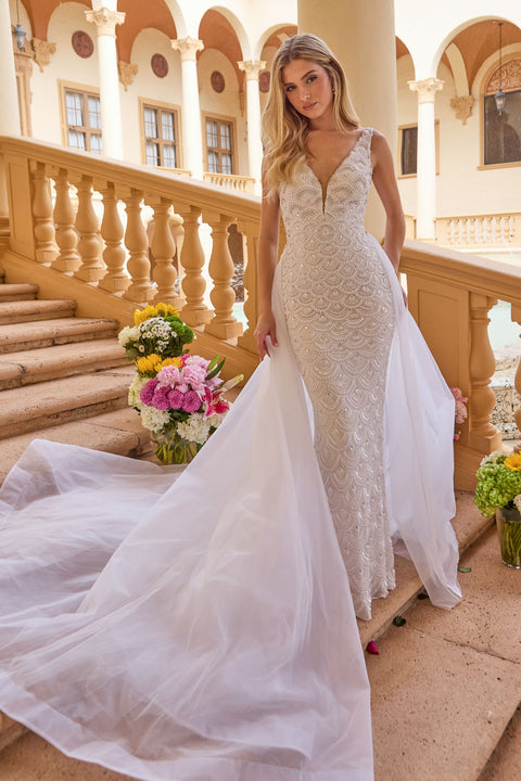 Ava Presley 47224 beaded gown suitable for pageant events