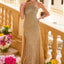 Ava Presley 47248 formal gown with flowing overskirt design