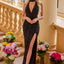 Ava Presley 47250 fitted evening gown with plunging neckline