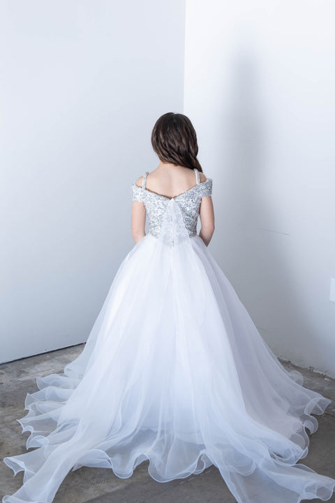 Ava Presley 26818 structured bodice evening gown