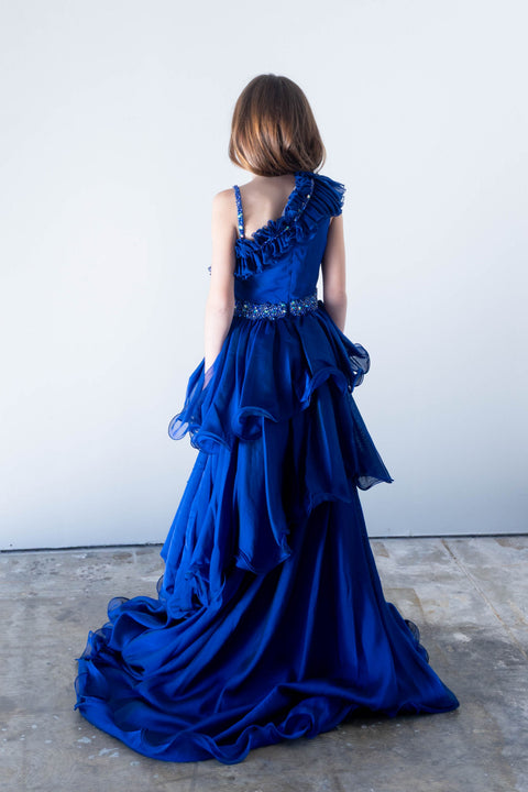 Ava Presley 26827 embellished waistband formal gown