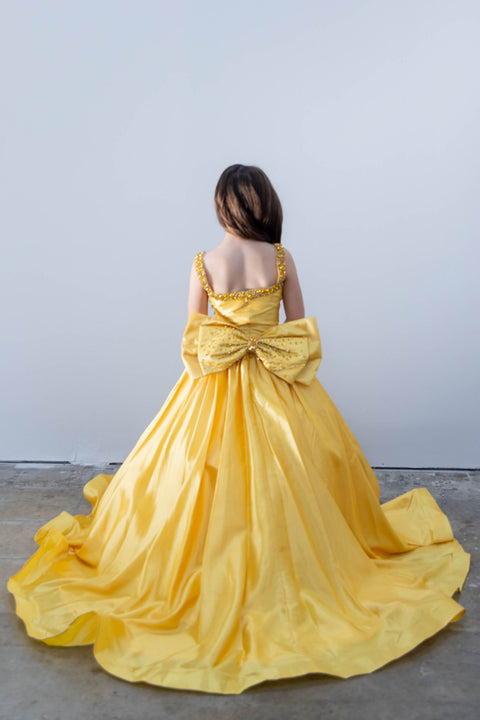 Ava Presley 26819 embellished strap pageant gown