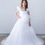 Ava Presley 26815 ruffle sleeve pleated skirt gown