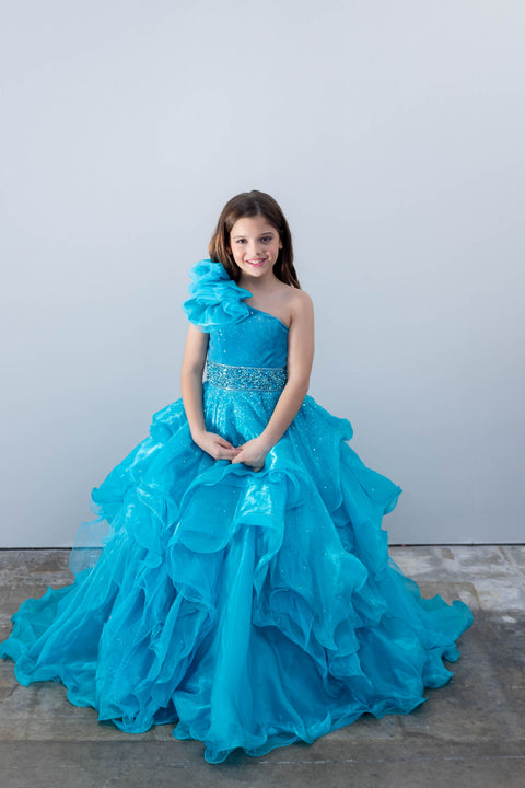 Ava Presley 26813 embellished waistband formal gown