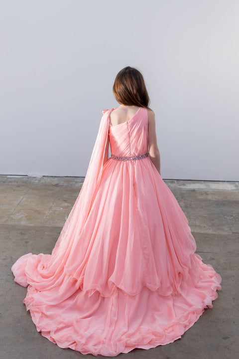 Ava Presley 26826 embellished waistband formal gown