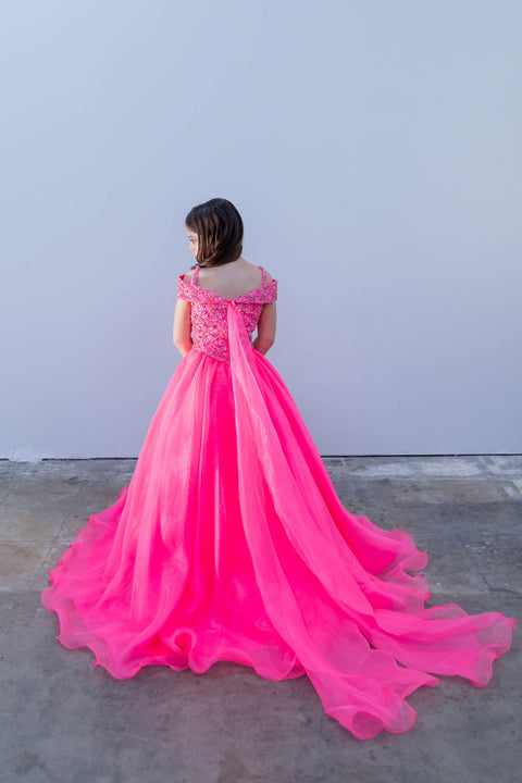 Ava Presley 26818 layered skirt formal gown