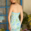 Ava Presley 42469 - Strapless Paisley Corset Mini Dress