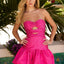 Ava Presley 47222 - Strapless Cutout Short Mini Dress Bubble Hem