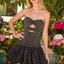 Ava Presley 47222 - Strapless Cutout Short Mini Dress Bubble Hem