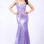 Ava Presley 27815 - Sequin Open Back Mermaid Gown