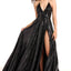 Ava Presley 27825 - Sequin Halter High Slit Gown
