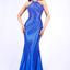 Ava Presley 37394 - Halter Open Back Rhinestone Gown