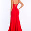 Ava Presley 37330 - Lace Up Slit Evening Gown