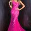 Ava Presley 37333 - One Shoulder Sequin Mermaid Gown
