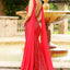 Ava Presley 37346 - Sequin Cape Sleeve Mermaid Gown