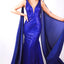 Ava Presley 37346 - Sequin Cape Sleeve Mermaid Gown