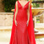 Ava Presley 37346 - Sequin Cape Sleeve Mermaid Gown