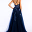 Ava Presley 37348 - Floral Sequin A Line Gown