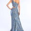 Ava Presley 37355 - One Shoulder Sequin Cutout Gown