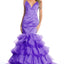 Ava Presley 37357 - Tiered Ruffle Mermaid Prom Gown