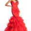 Ava Presley 37357 - Tiered Ruffle Mermaid Prom Gown
