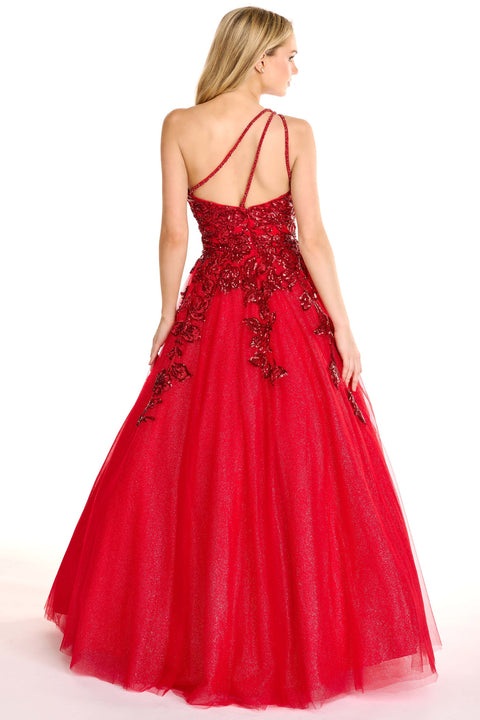 Ava Presley 27767 - One Shoulder Glitter Ball Gown