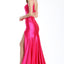 Ava Presley 35731 - Satin High Slit Mermaid Gown