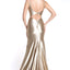 Ava Presley 35731 - Satin High Slit Mermaid Gown
