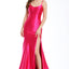 Ava Presley 35731 - Satin High Slit Mermaid Gown
