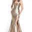 Ava Presley 35731 - Satin High Slit Mermaid Gown