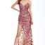 Ava Presley 35745 - Sequin High Slit Evening Gown