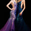 Ava Presley 35753 - Embroidered Lace Mermaid Tulle Gown