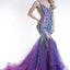 Ava Presley 35753 - Embroidered Lace Mermaid Tulle Gown