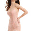 Ava Presley 36021 - Beaded Lace High Slit Prom Gown