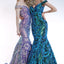 Ava Presley 35754 - Off Shoulder Lace Mermaid Gown