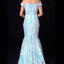 Ava Presley 35754 - Off Shoulder Lace Mermaid Gown