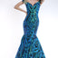 Ava Presley 35754 - Off Shoulder Lace Mermaid Gown