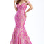 Ava Presley 35754 - Off Shoulder Lace Mermaid Gown