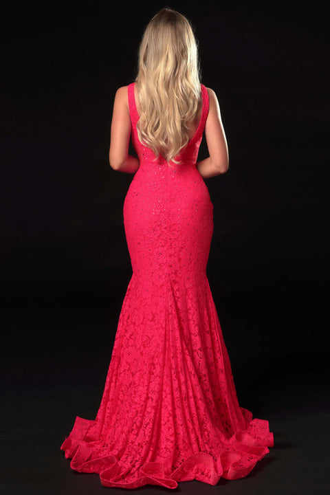 Ava Presley 37319 - Sequin Lace Mermaid Prom Gown