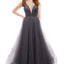 Ava Presley 36057 - Glitter Tulle Lace Up Prom Gown