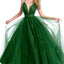 Ava Presley 36057 - Glitter Tulle Lace Up Prom Gown