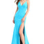 Ava Presley 36009 - Lace Up Open Back Prom Gown