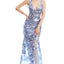 Ava Presley 36001 - Floral Sequin Mermaid Evening Gown