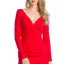 Ava Presley 25940 - Long Sleeve Lace Up Mini Dress