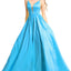 Ava Presley 36037 - Plunging A Line Ball Gown