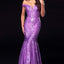 Ava Presley 36032 - Off Shoulder Sequin Mermaid Gown